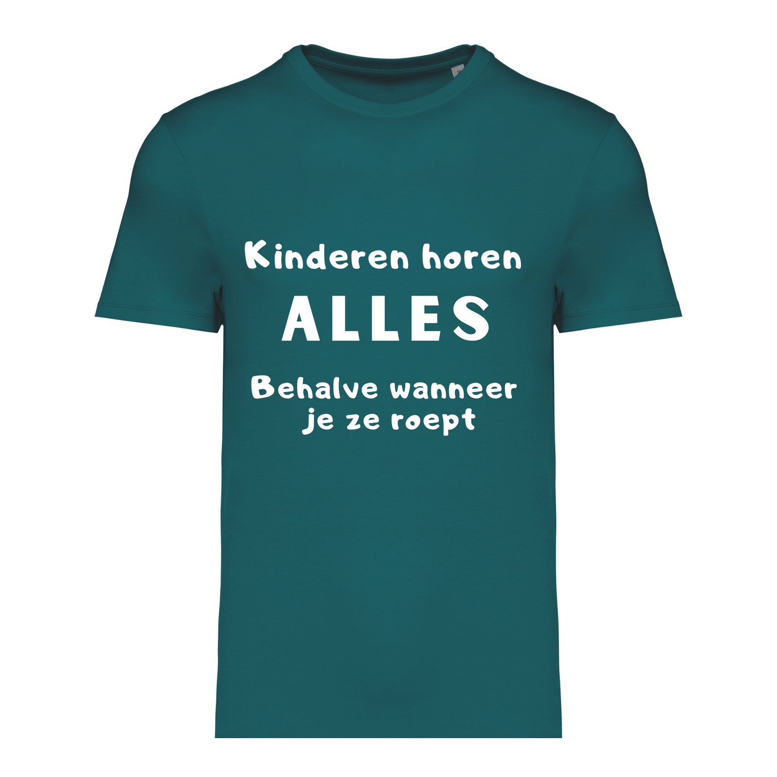 Kinderen horen ALLES – T-shirt