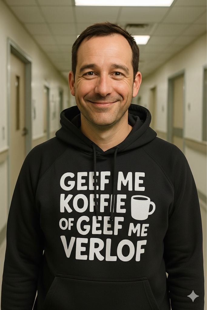Hoodie - Geef me koffie