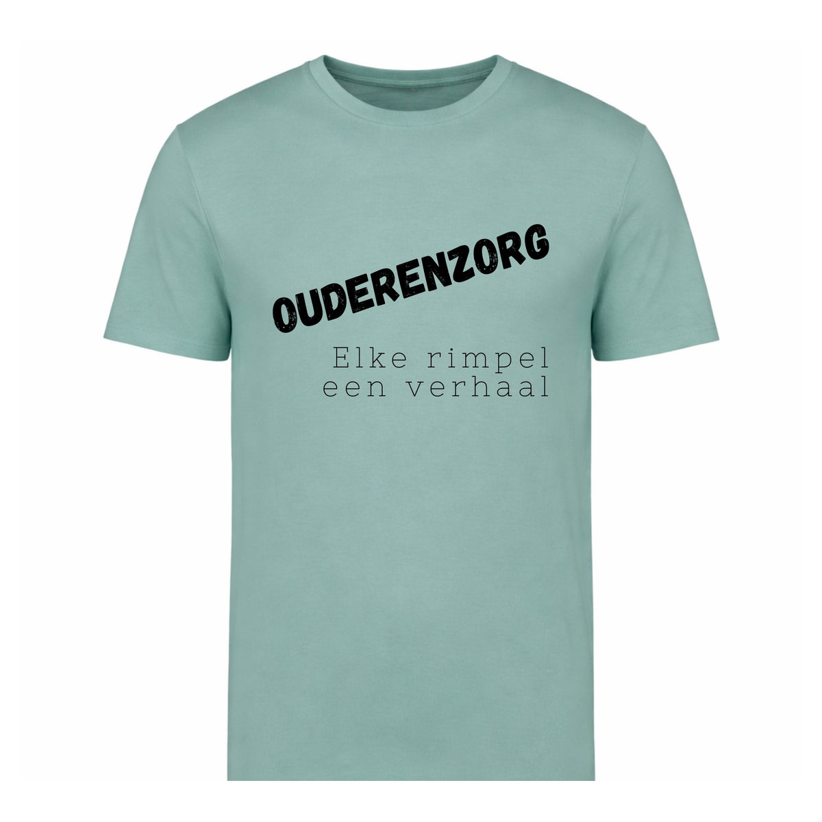 Ouderenzorg, Elke rimpel een verhaal – T-shirt