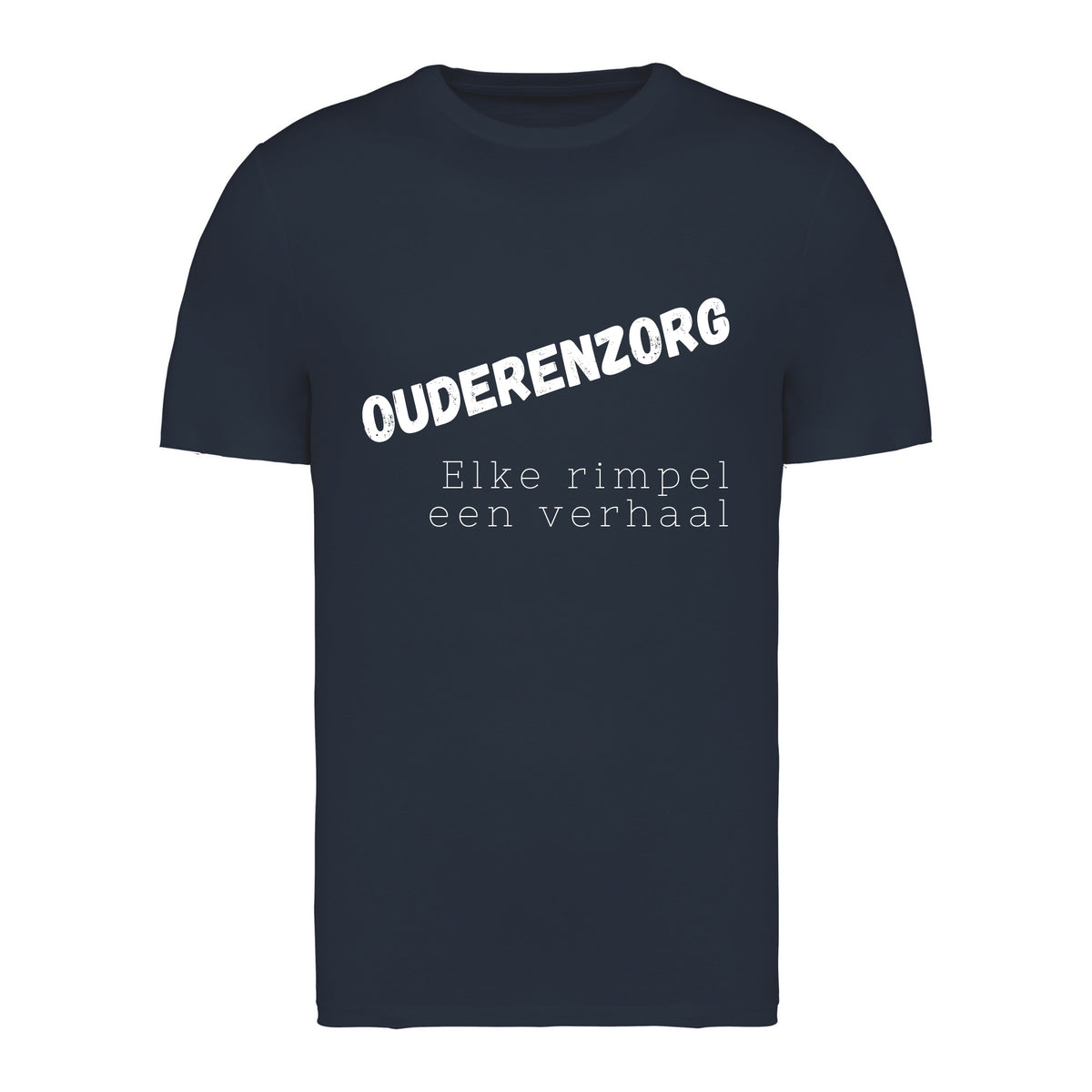 Ouderenzorg, Elke rimpel een verhaal – T-shirt