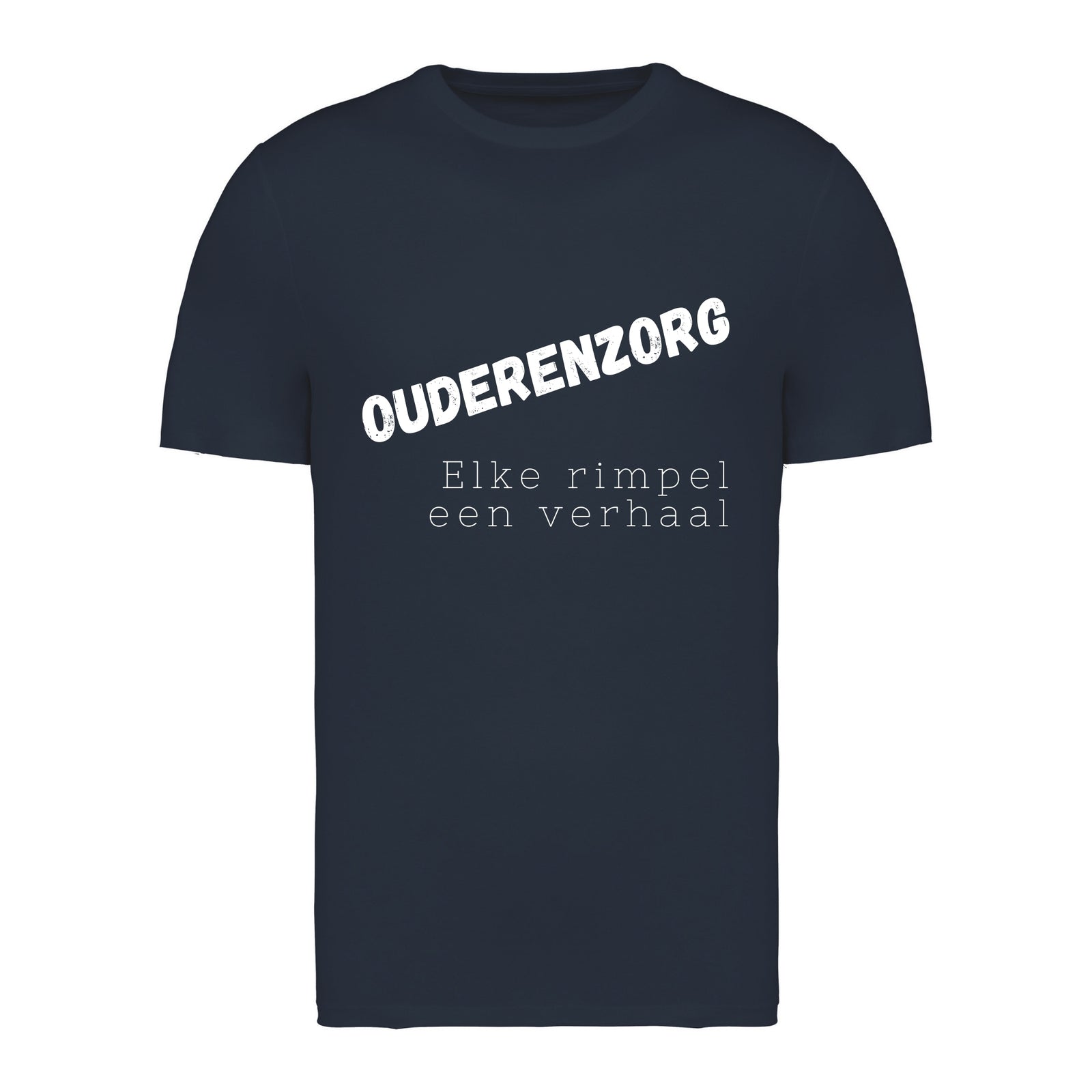 Ouderenzorg, Elke rimpel een verhaal – T-shirt