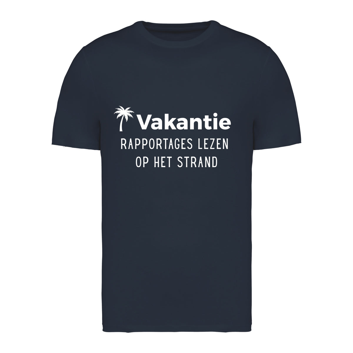 Vakantie: Rapportages lezen op het strand – T-shirt