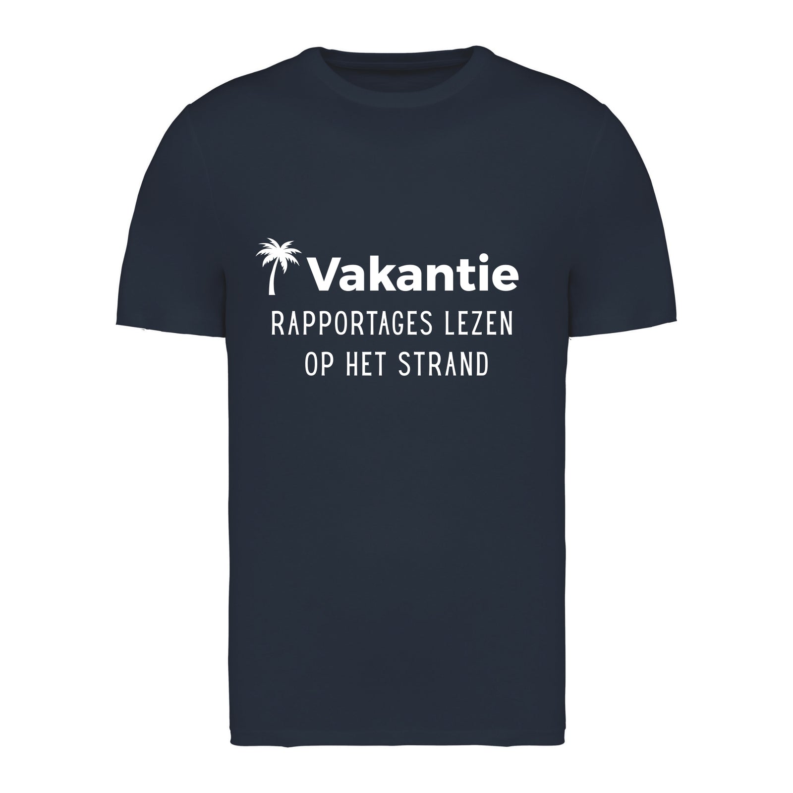 Vakantie: Rapportages lezen op het strand – T-shirt
