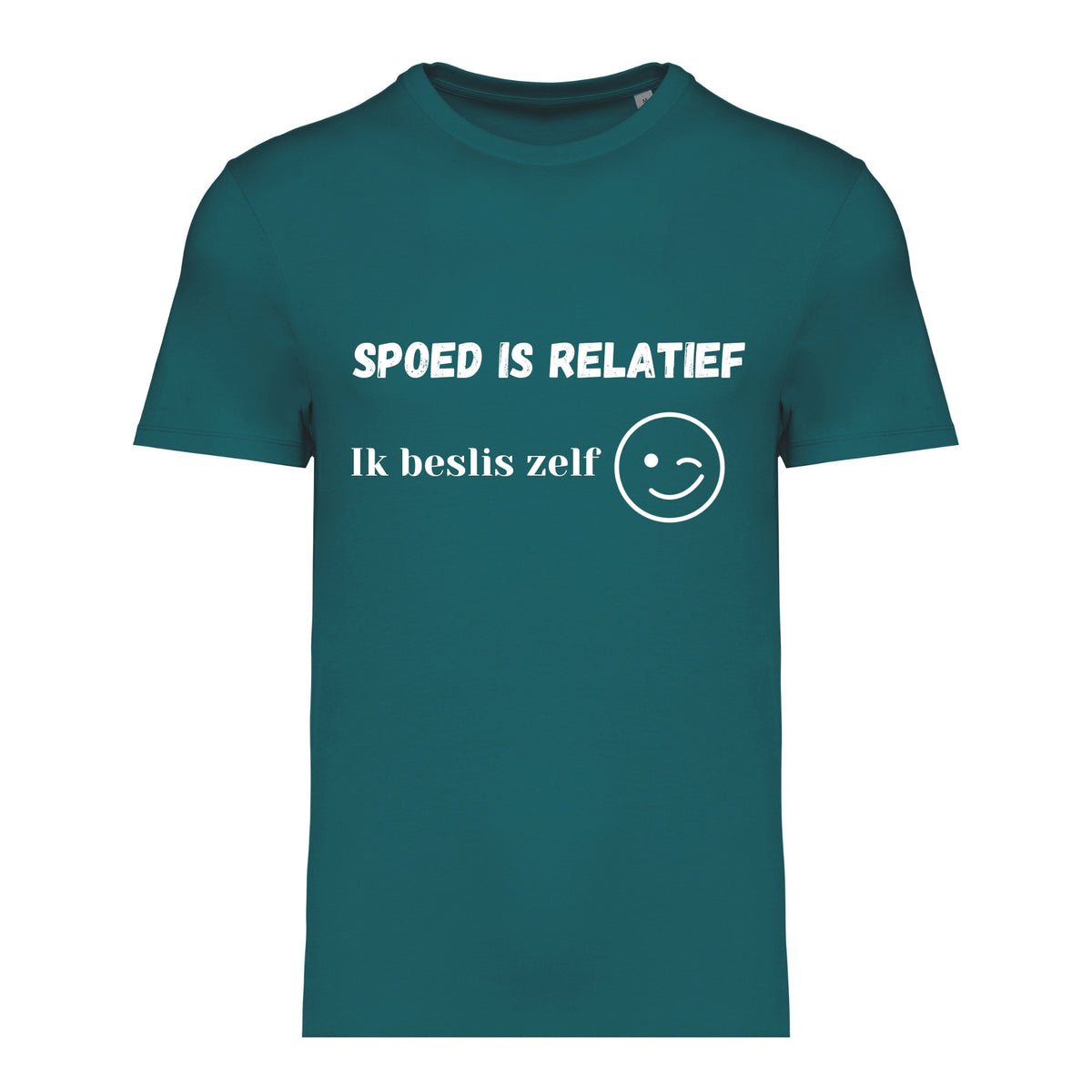 Spoed is relatief, Ik beslis zelf – T-shirt