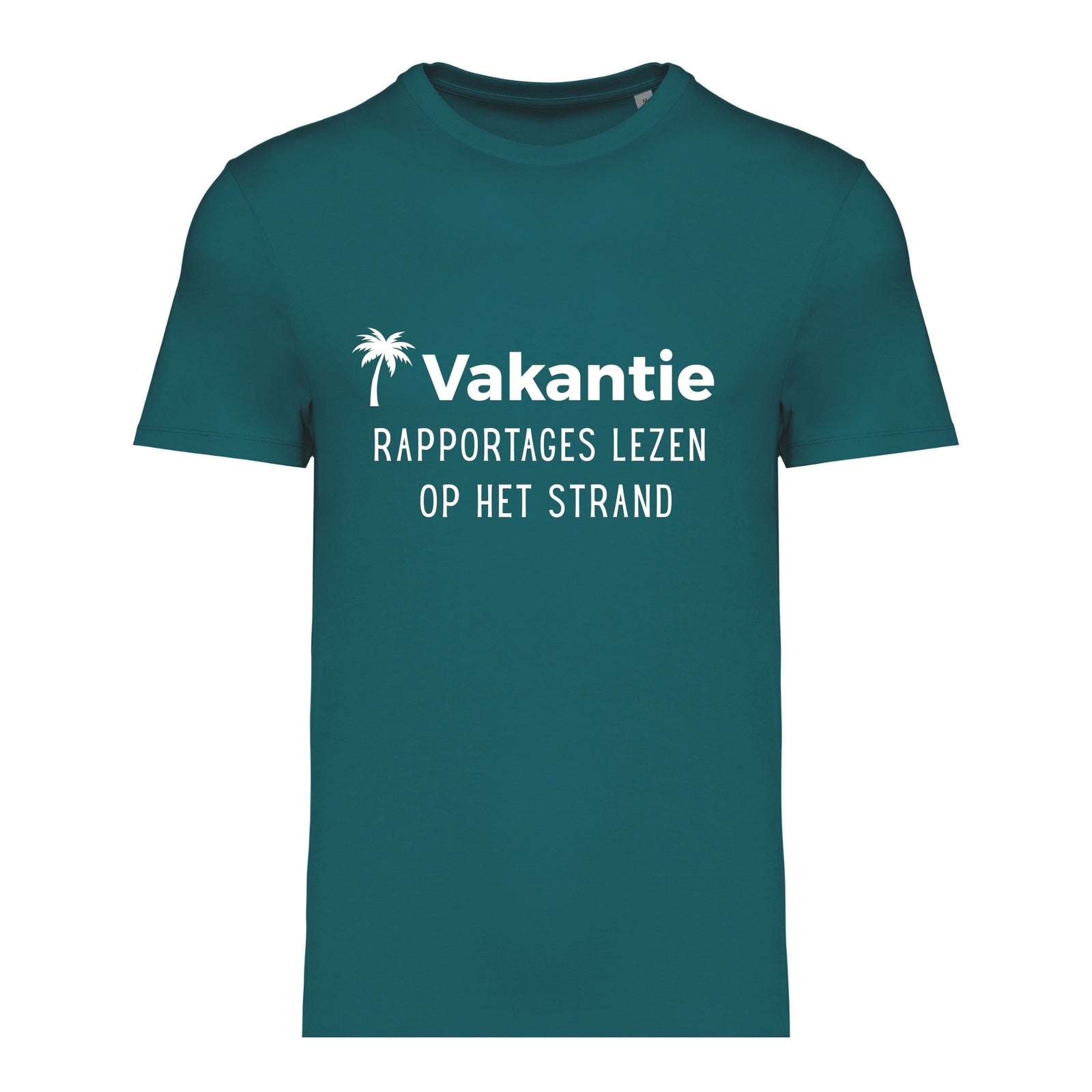 Vakantie: Rapportages lezen op het strand – T-shirt