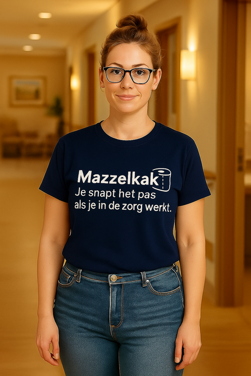 T-shirt zorg - mazzelkak